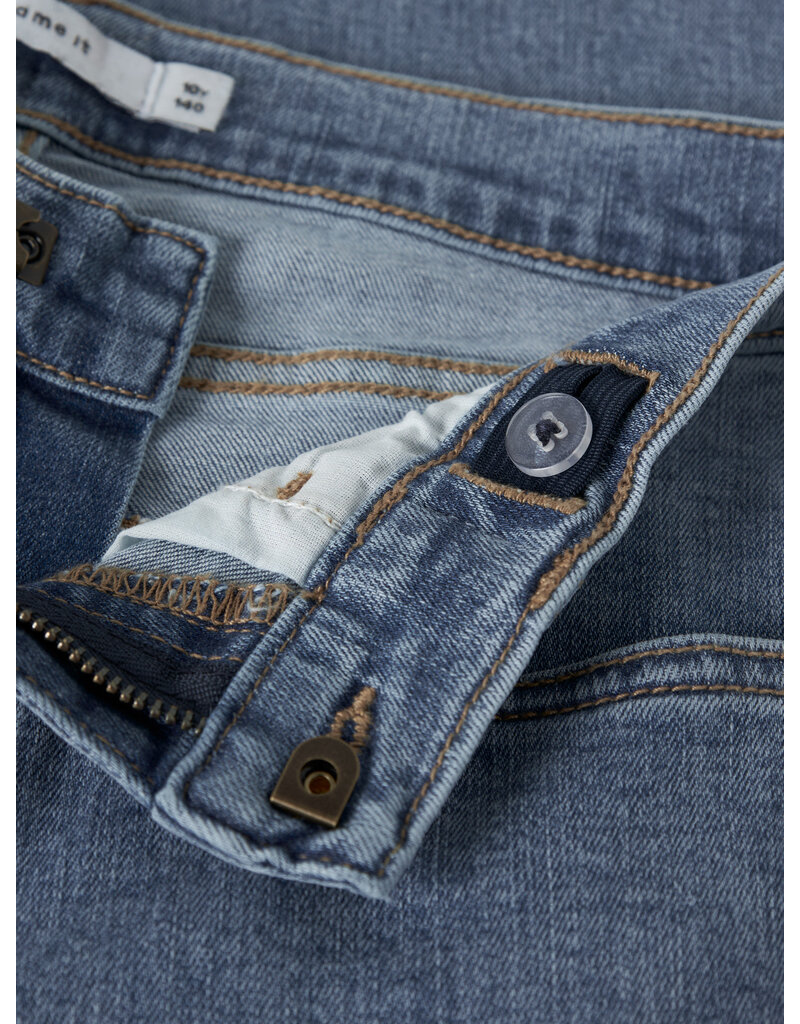 name it Rose Wide Jeans Medium Blue Denim