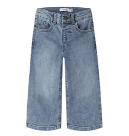 name it Rose Wide Jeans Mini Medium Blue Denim