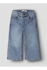 name it Rose Wide Jeans Mini Medium Blue Denim