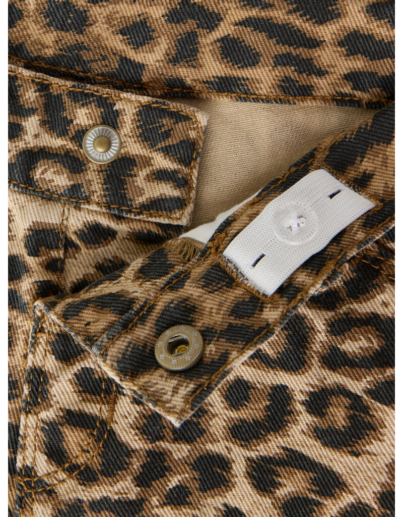 name it Bella Mom Pants Silver Mink Leopard