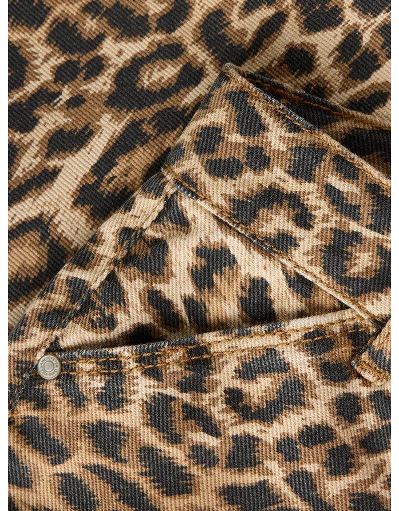 name it Bella Mom Pants Silver Mink Leopard