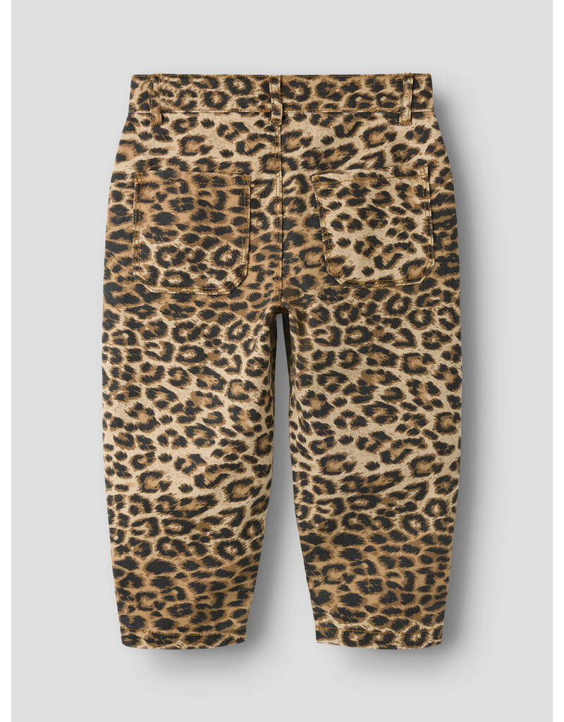 name it Bella Mom Pants Silver Mink Leopard