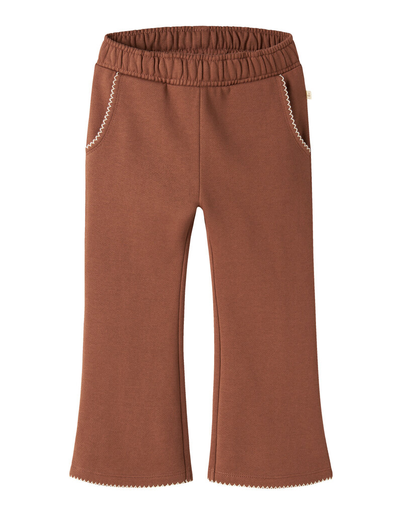 Lil' Atelier Kilano Rub Sweat Bootcut Pants Maple Syrup