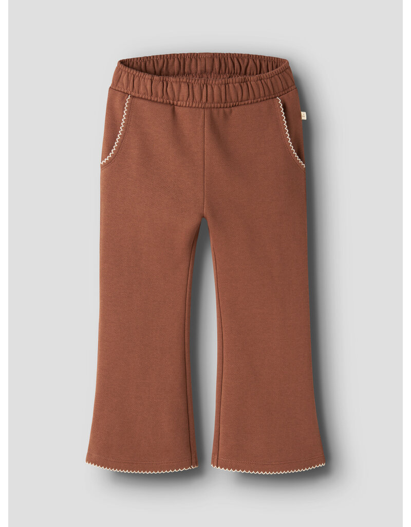 Lil' Atelier Kilano Rub Sweat Bootcut Pants Maple Syrup