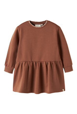 Lil' Atelier Kilano Ruj Loose Sweat Dress Maple Syrup