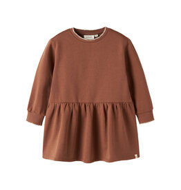 Lil' Atelier Kilano Ruj Loose Sweat Dress Maple Syrup