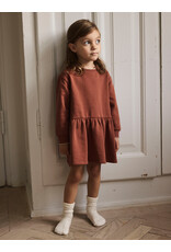 Lil' Atelier Kilano Ruj Loose Sweat Dress Maple Syrup