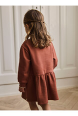 Lil' Atelier Kilano Ruj Loose Sweat Dress Maple Syrup