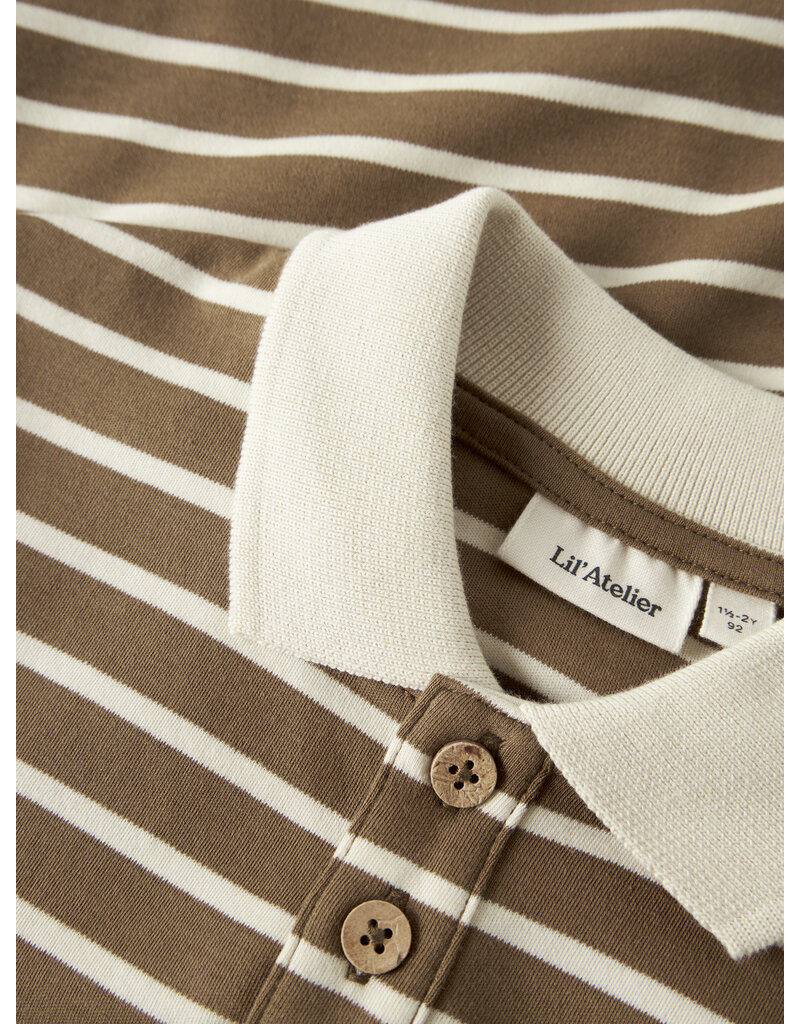 Lil' Atelier Limia Loose Polo Kangaroo Turtledove