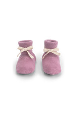 Gray Label Baby Knitted Booties Bubblegum