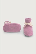 Gray Label Baby Knitted Booties Bubblegum