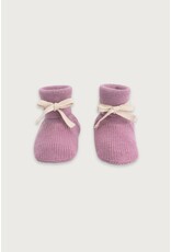 Gray Label Baby Knitted Booties Bubblegum