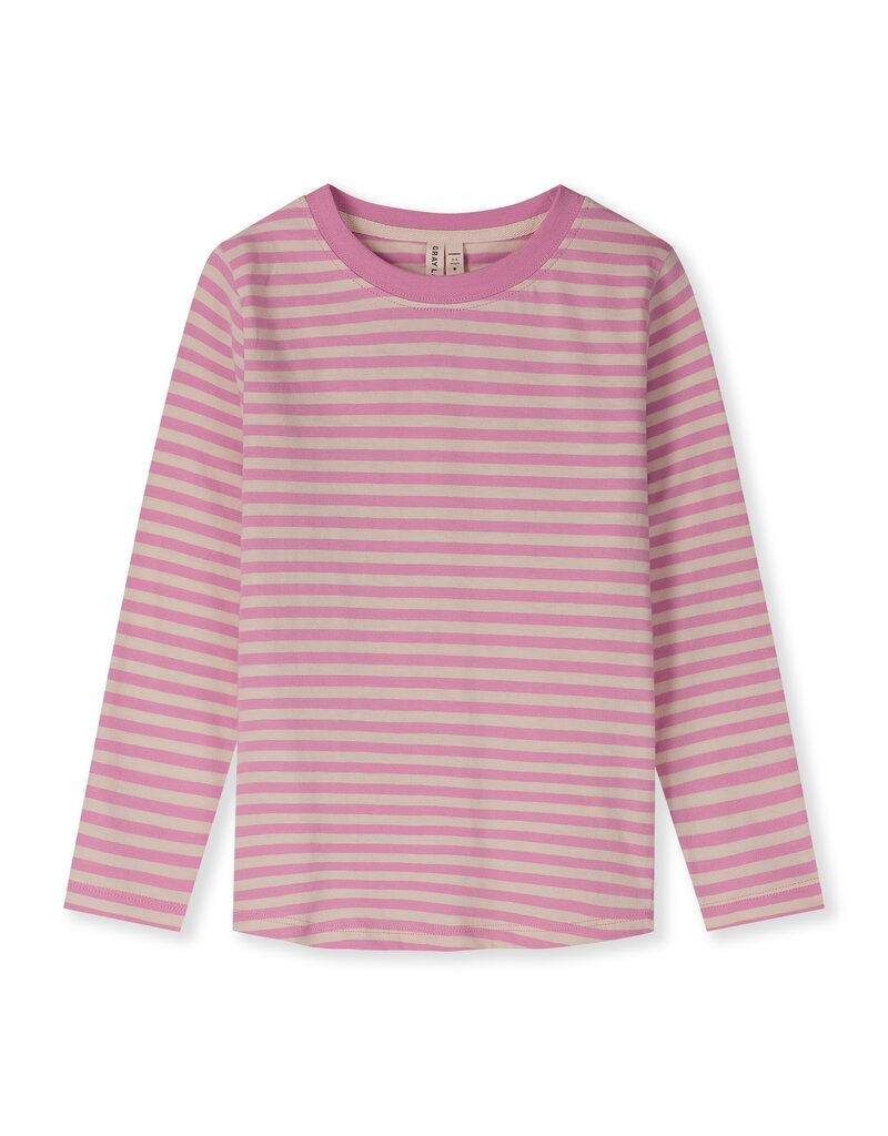 Gray Label Longsleeve Tee Bubblegum-Cream