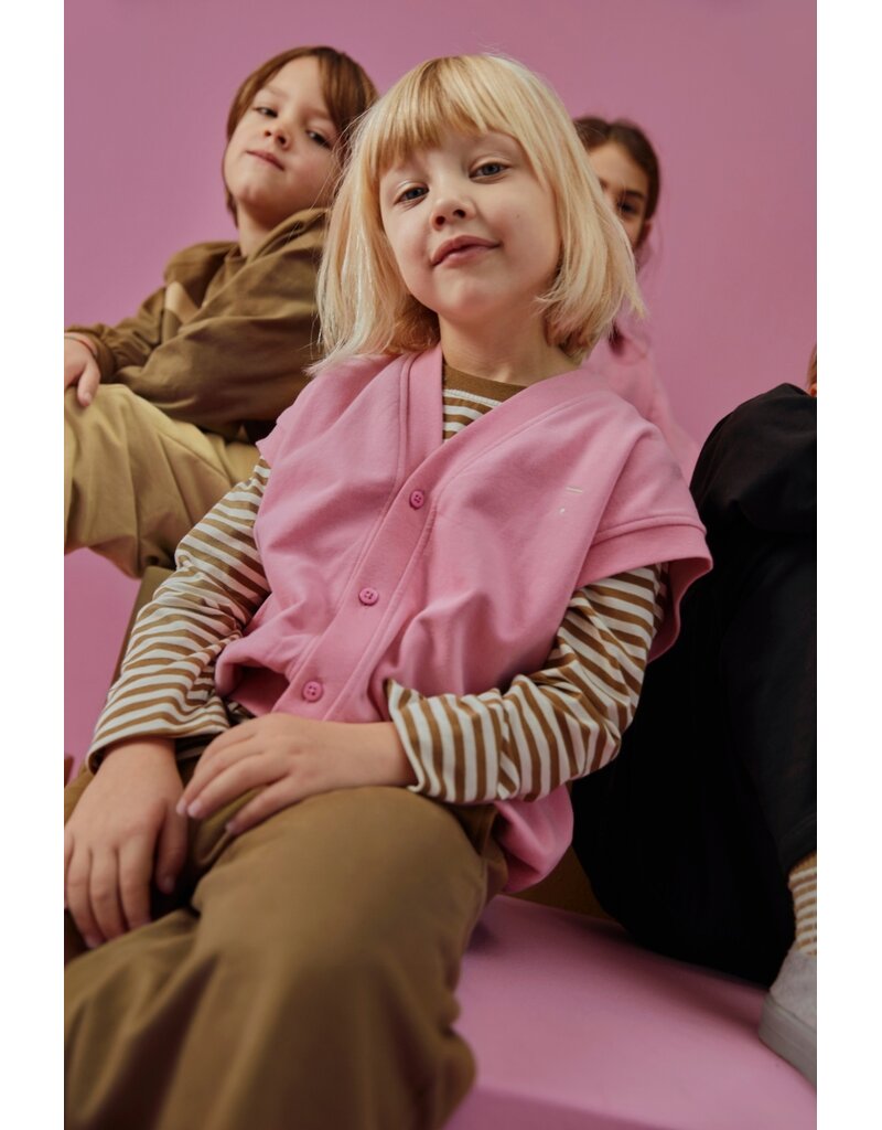 Gray Label Oversized Spencer Cardigan Bubblegum