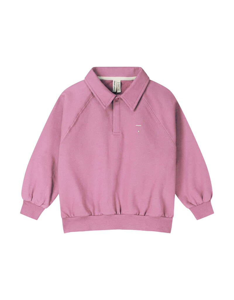 Gray Label Polo Sweatshirt Bubblegum