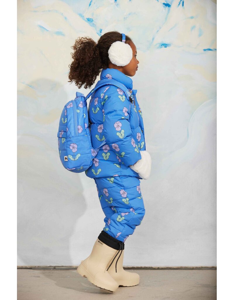 Mini Rodini Violas aop citypuffer blue
