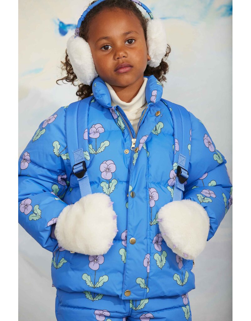 Mini Rodini Violas aop citypuffer blue
