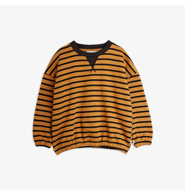 Mini Rodini Striped aop sweatshirt brown