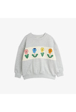 Mini Rodini Violas panel sweatshirt grey melange