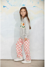 Mini Rodini Violas panel sweatshirt grey melange