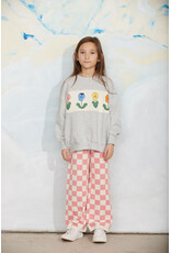 Mini Rodini Violas panel sweatshirt grey melange