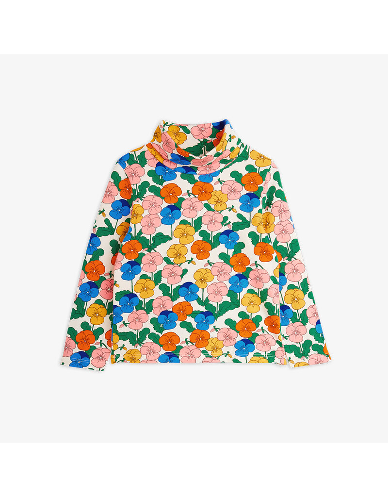 Mini Rodini Violas aop turtleneck