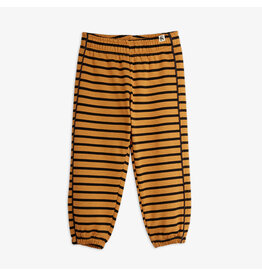 Mini Rodini Striped aop sweatpants brown