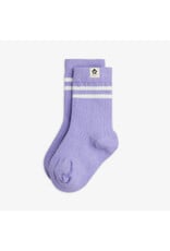 Mini Rodini Wool rib 1-pack socks purple