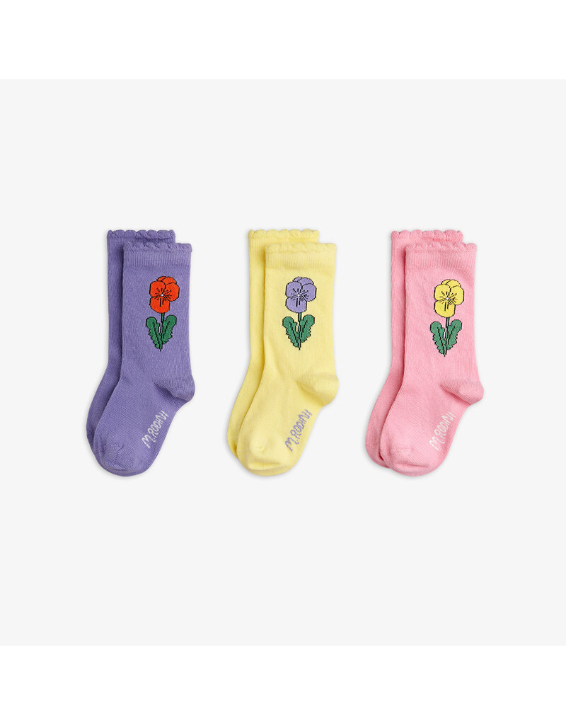 Mini Rodini Violas 3-pack socks