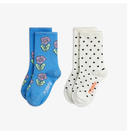 Mini Rodini Violas 2-pack socks