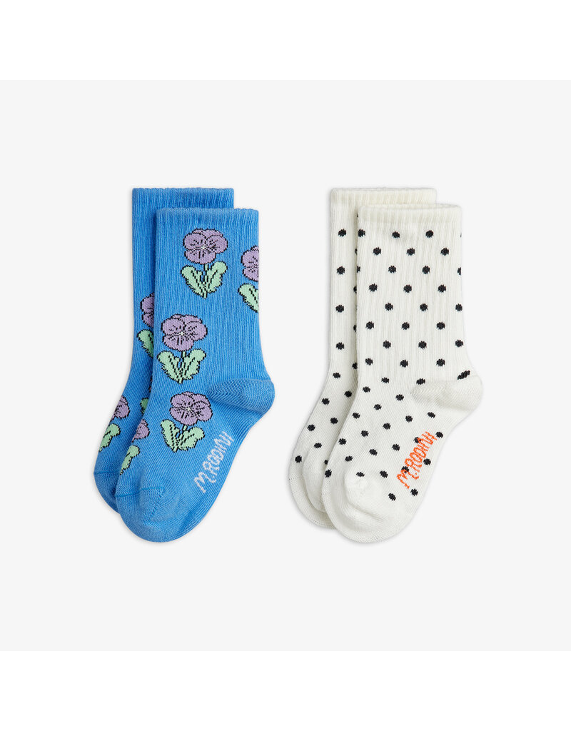 Mini Rodini Violas 2-pack socks