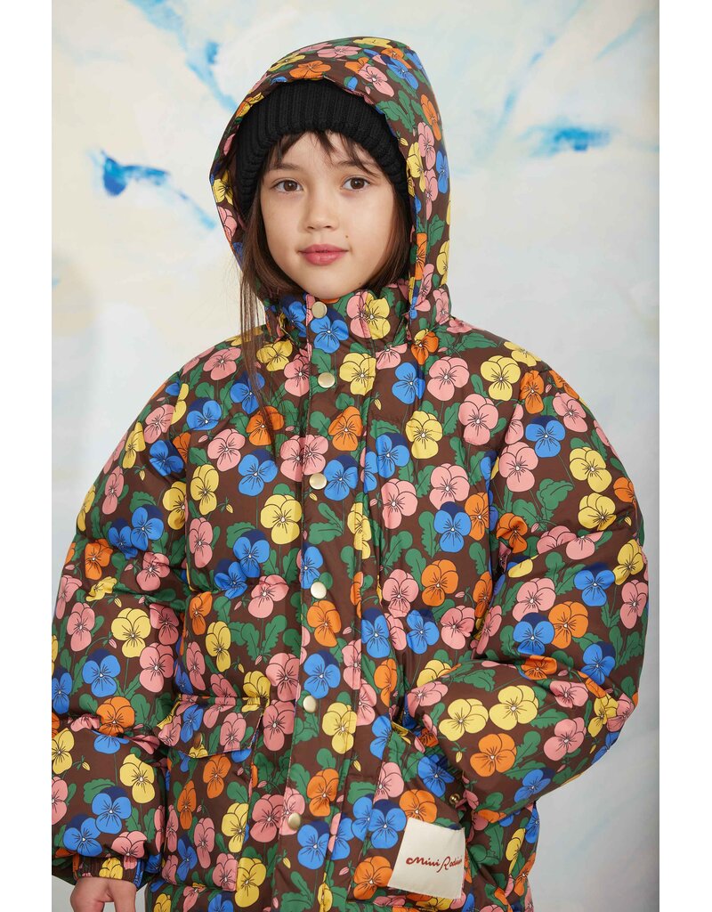 Mini Rodini Violas aop heavy puffer