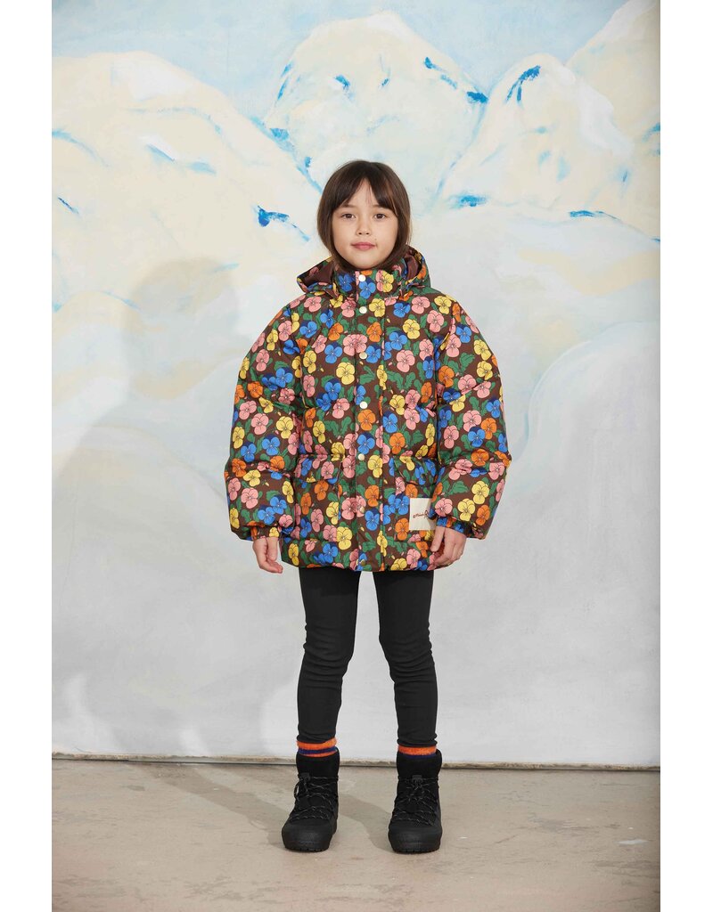 Mini Rodini Violas aop heavy puffer