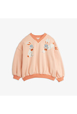 Mini Rodini Rabbits sp sweatshirt pink