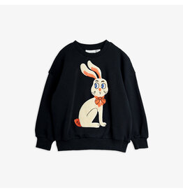 Mini Rodini Rabbit application sweatshirt black
