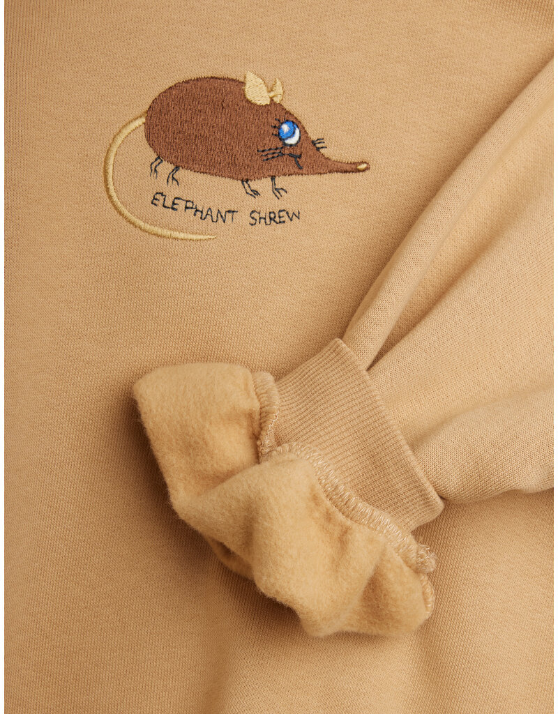 Mini Rodini Elephant shrew emb sweatshirt beige