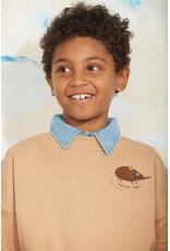 Mini Rodini Elephant shrew emb sweatshirt beige
