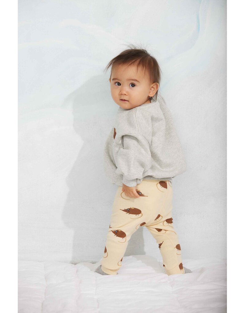 Mini Rodini Elephant shrew emb sweatshirt grey melange