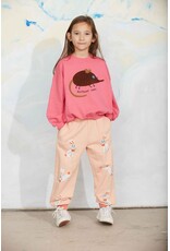 Mini Rodini Elephant shrew chenille sweatshirt pink