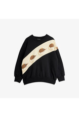 Mini Rodini Elephant shrew panel sweatshirt black