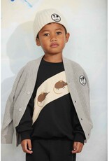 Mini Rodini Elephant shrew panel sweatshirt black