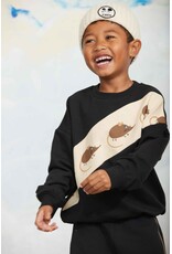 Mini Rodini Elephant shrew panel sweatshirt black
