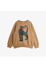 Mini Rodini Panther sp melange sweatshirt brown