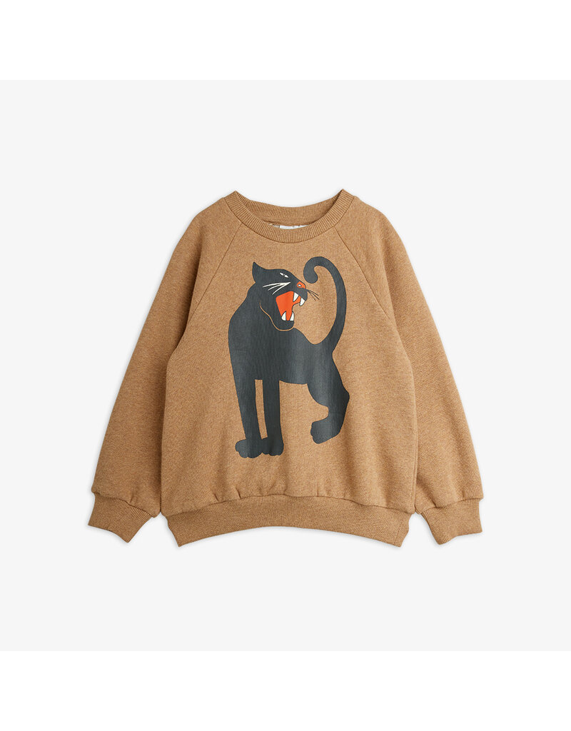 Mini Rodini Panther sp melange sweatshirt brown