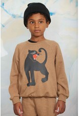 Mini Rodini Panther sp melange sweatshirt brown