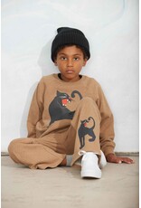 Mini Rodini Panther sp melange sweatshirt brown