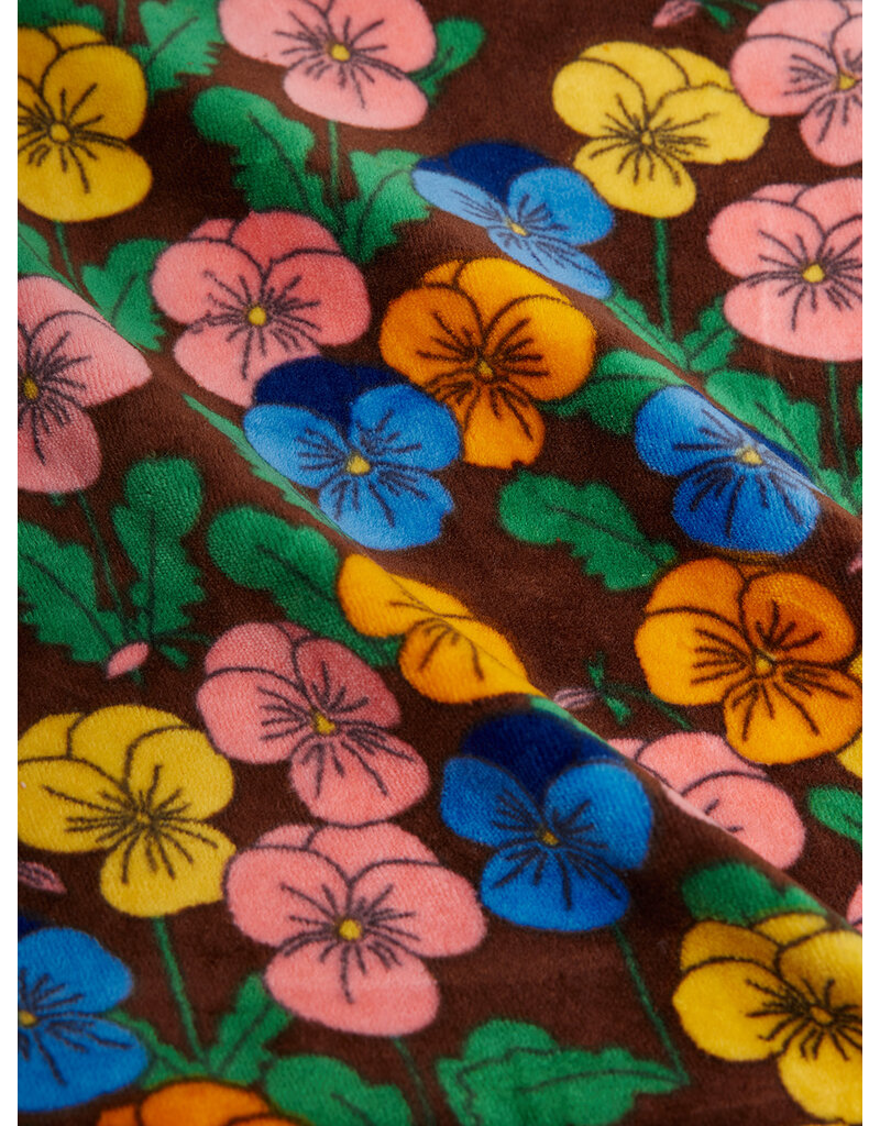 Mini Rodini Violas aop velour dress