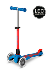 Micro Step Micro Mini  step Deluxe LED Neon Blauw/Rood