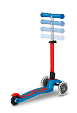 Micro Step Micro Mini  step Deluxe LED Neon Blauw/Rood