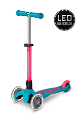Micro Step Micro Mini step Deluxe LED Neon Aqua/Roze